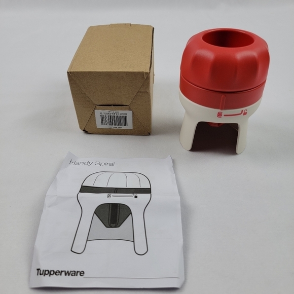 NWT Tupperware Handy Spiral in Chili - Picture 1 of 4
